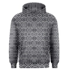 Silver Ornate Decorative Design Pattern Men s Core Hoodie by dflcprintsclothing