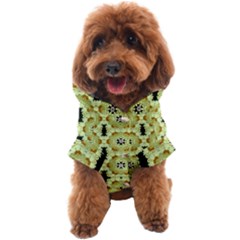 Summer Sun Flower Power Over The Florals In Peace Pattern Dog Coat by pepitasart