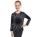 Gothic Mandala Kids  Long Mesh Tee View1