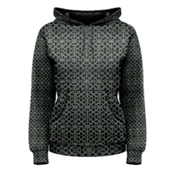 Iron Ornament Grid Pattern Women s Pullover Hoodie by dflcprintsclothing