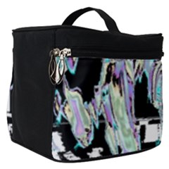 Digital Wave Make Up Travel Bag (small) by MRNStudios