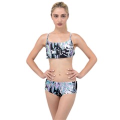 Digital Wave Layered Top Bikini Set by MRNStudios