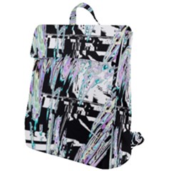 Digital Wave Flap Top Backpack by MRNStudios