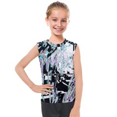 Digital Wave Kids  Mesh Tank Top by MRNStudios