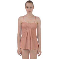 Coral Sands Babydoll Tankini Set by FabChoice