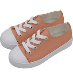 Coral Sands Kids  Low Top Canvas Sneakers by FabChoice