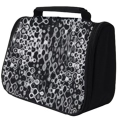 Black And White Modern Abstract Design Full Print Travel Pouch (big) by dflcprintsclothing