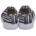 Galaxy Motion Black And White Print 2 Kids  Classic Low Top Sneakers View4