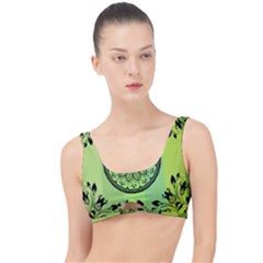 Green Grid Cute Flower Mandala The Little Details Bikini Top