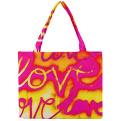 Pop Art Love Graffiti Mini Tote Bag by essentialimage365