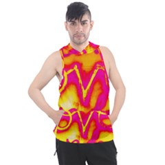 Pop Art Love Graffiti Men s Sleeveless Hoodie by essentialimage365