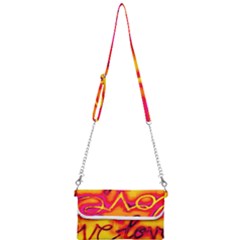  Graffiti Love Mini Crossbody Handbag by essentialimage365