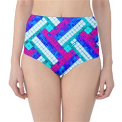 Pop Art Mosaic Classic High-waist Bikini Bottoms by essentialimage365