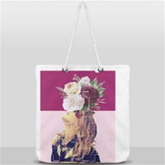 Flower Girl Full Print Rope Handle Tote (large) by designsbymallika