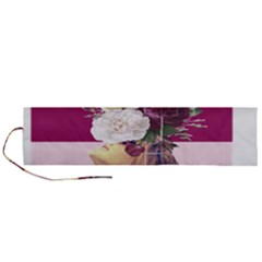 Flower Girl Roll Up Canvas Pencil Holder (l) by designsbymallika