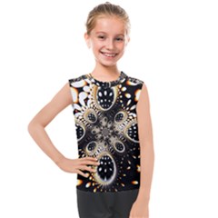 Fractal Jewerly Kids  Mesh Tank Top