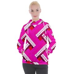 Pop Art Mosaic Women s Hooded Pullover by essentialimage365