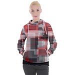 Abstract tiles, mixed color paint splashes, altered Women s Hooded Pullover Abstract tiles, mixed color paint splashes, altered Women s Hooded Pullover