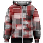 Abstract tiles, mixed color paint splashes, altered Kids Zipper Hoodie Without Drawstring Abstract tiles, mixed color paint splashes, altered Kids Zipper Hoodie Without Drawstring