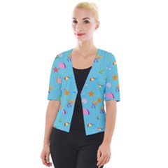 Summer  Beach  The Sun Cropped Button Cardigan by SychEva