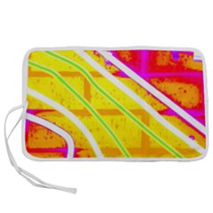 Pop Art Neon Wall Pen Storage Case (m) by essentialimage365