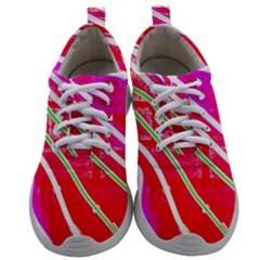 Pop Art Neon Wall Mens Athletic Shoes by essentialimage365