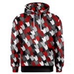 Abstract paint splashes, mixed colors, black, red, white Men s Overhead Hoodie Abstract paint splashes, mixed colors, black, red, white Men s Overhead Hoodie