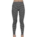 Abstract spirals, spiral abstraction, gray color, graphite Classic Yoga Leggings View1