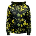 Folk flowers art pattern Floral  surface design  Seamless pattern Women s Pullover Hoodie View1