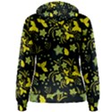 Folk flowers art pattern Floral  surface design  Seamless pattern Women s Pullover Hoodie View2