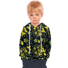 Folk Flowers Art Pattern Floral  Surface Design  Seamless Pattern Kids  Overhead Hoodie