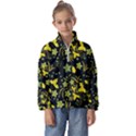 Folk flowers art pattern Floral  surface design  Seamless pattern Kids  Half Zip Hoodie View1