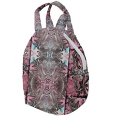 Marbling Arabesque Travel Backpacks by kaleidomarblingart