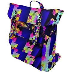 Neon Aggression Buckle Up Backpack by MRNStudios