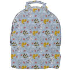 Blue Florals Mini Full Print Backpack