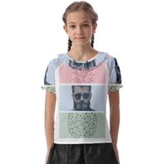 Summer Love Kids  Frill Chiffon Blouse