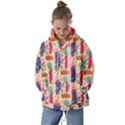 Minimal Floral Art Kids  Oversized Hoodie View1