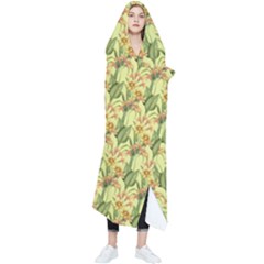 Green Pastel Pattern Wearable Blanket