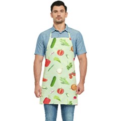 Seamless Pattern With Vegetables  Delicious Vegetables Kitchen Apron