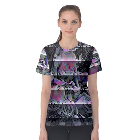 Techno Bouquet Women s Sport Mesh Tee by MRNStudios