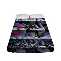 Techno Bouquet Fitted Sheet (full/ Double Size) by MRNStudios