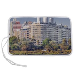 Urban Coastal Scene, Montevideo Uruguay Pen Storage Case (l) by dflcprintsclothing