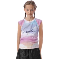 Smile Kids  Raglan Cap Sleeve Tee by designsbymallika