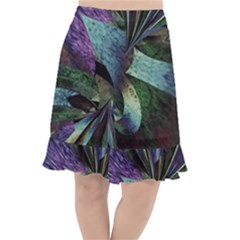 Cyclone Fishtail Chiffon Skirt by MRNStudios