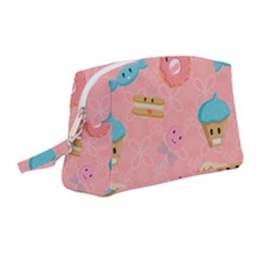 Toothy Sweets Wristlet Pouch Bag (medium) by SychEva