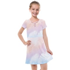 Morning Sky Love Kids  Cross Web Dress by designsbymallika