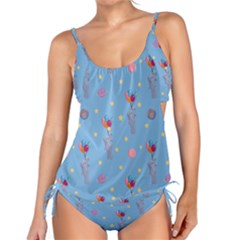 Baby Elephant Flying On Balloons Tankini Set by SychEva