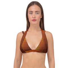 Zappwaits - Color Gradient Double Strap Halter Bikini Top by zappwaits