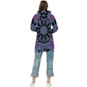 Framed Mandala Women s Long Oversized Pullover Hoodie View2