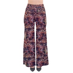 Warm Abstract Surface Print So Vintage Palazzo Pants by dflcprintsclothing